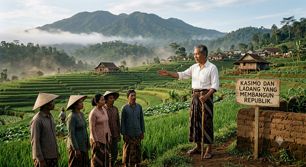 kasimo dan ladang - ilustrasi berita Kasimo dan Ladang yang Membangun Republik: I.J. Kasimo dan Revolusi Pangan