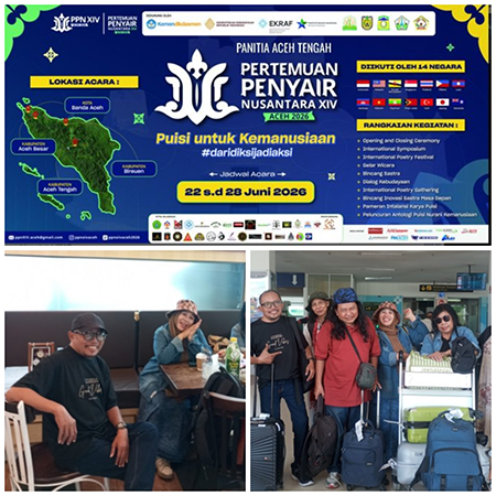 penyair nusantara - ilustrasi berita Pertemuan Penyair Nusantara XIV Resmi Dibuka di Aceh