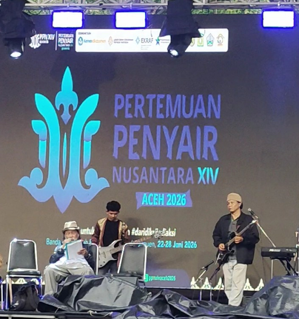 sutardji calzoum bachri - ilustrasi berita Sutardji Calzoum Bachri di PPN XIV Aceh: Membacakan Puisi dan Rayakan 85…