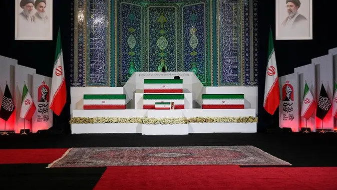 ali khamenei - ilustrasi berita Ali Khamenei Menuju Peristirahatan Terakhir Ditemani Anak, Menantu dan Cucu