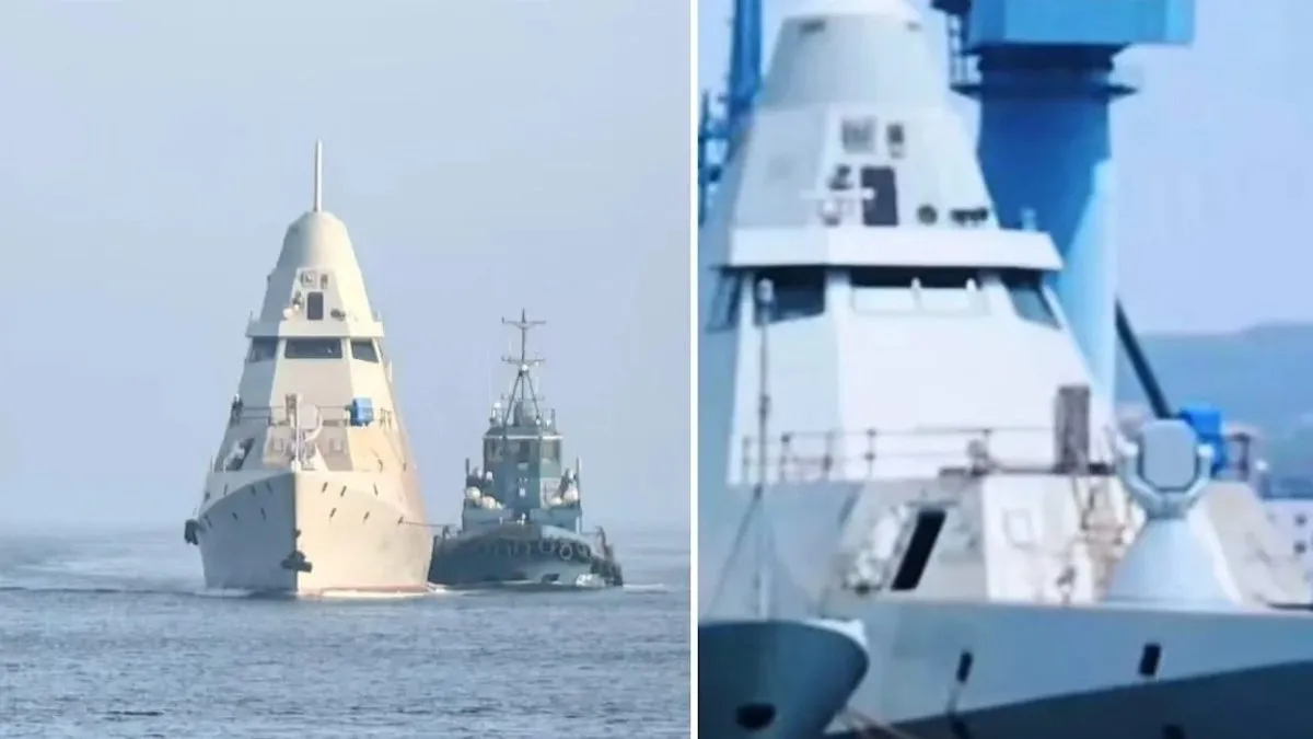 stealth corvette - ilustrasi berita China Uji Stealth Corvette dengan Senjata Misterius yang Menandai Arah Perang Laut